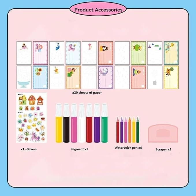 JS Enterprise™ Rainbow Dot Painting Art Kits