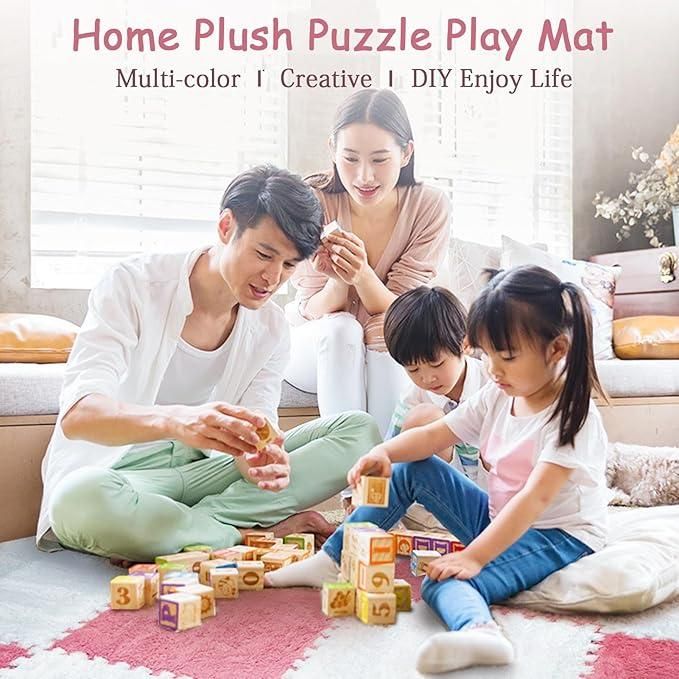 JS Enterprise™ Interlocking Carpet Tiles Mat (6pc)