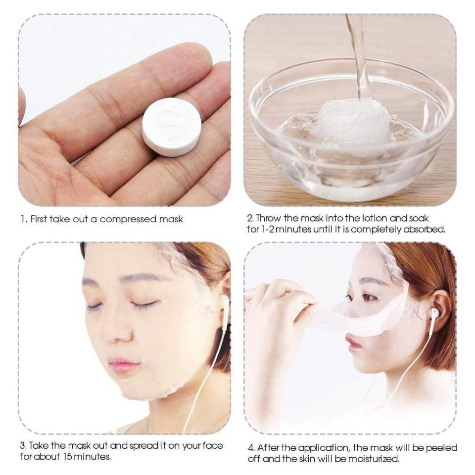 JS Enterprise™ Disposable Face Mask Tablets (Pack of 50pc)