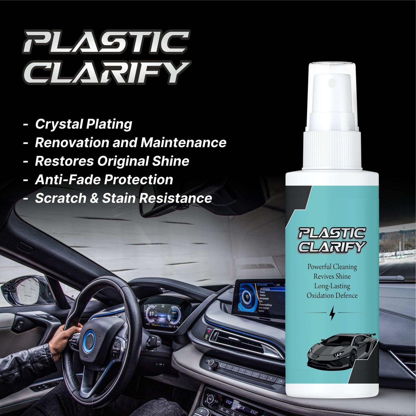JS Enterprise™ Plastic Clarify 200 gm Pack of 2