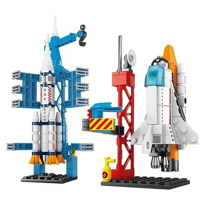 JS Enterprise™ DIY 8 in 1 Spacecraft Building Blocks for Kids