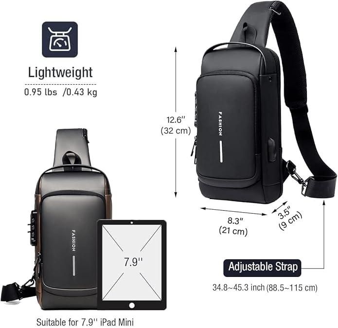 JS Enterprise™ Sling Bag for Men & Women