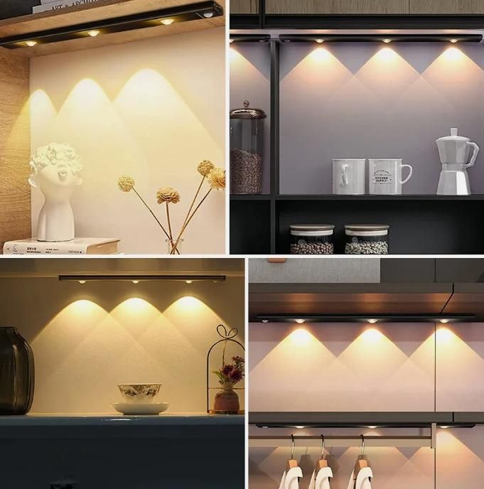 JS Enterprise™ LED PIR Motion Sensor Cabinet With USB Rechargeble