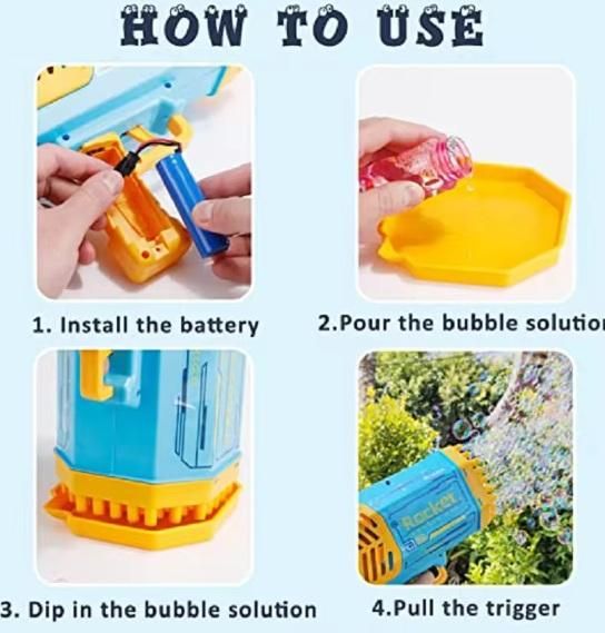 JS Enterprise™ Bubble Gun Machine