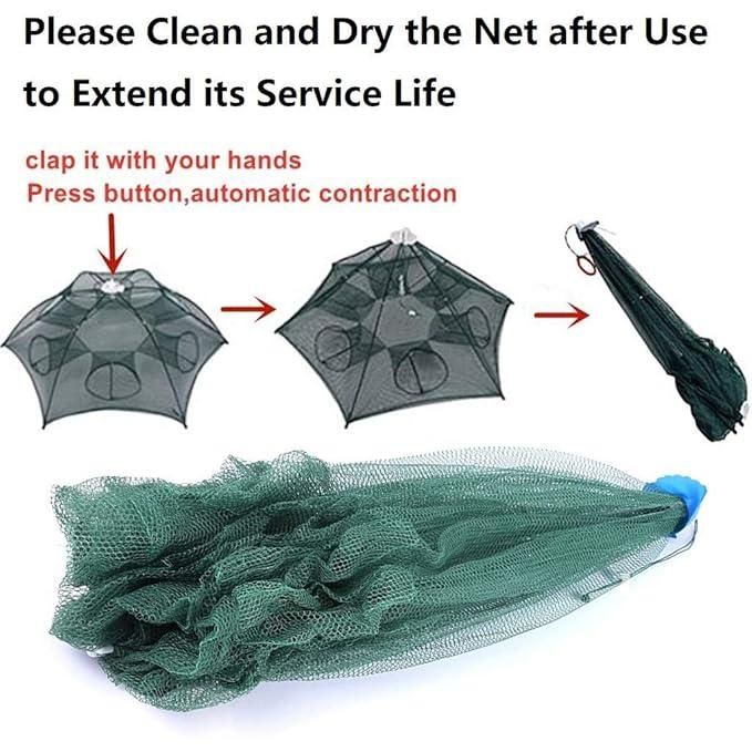 JS Enterprise™ Portable Folding Fishing Net