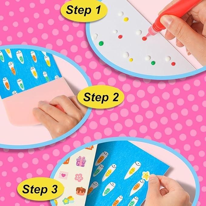 JS Enterprise™ Rainbow Dot Painting Art Kits