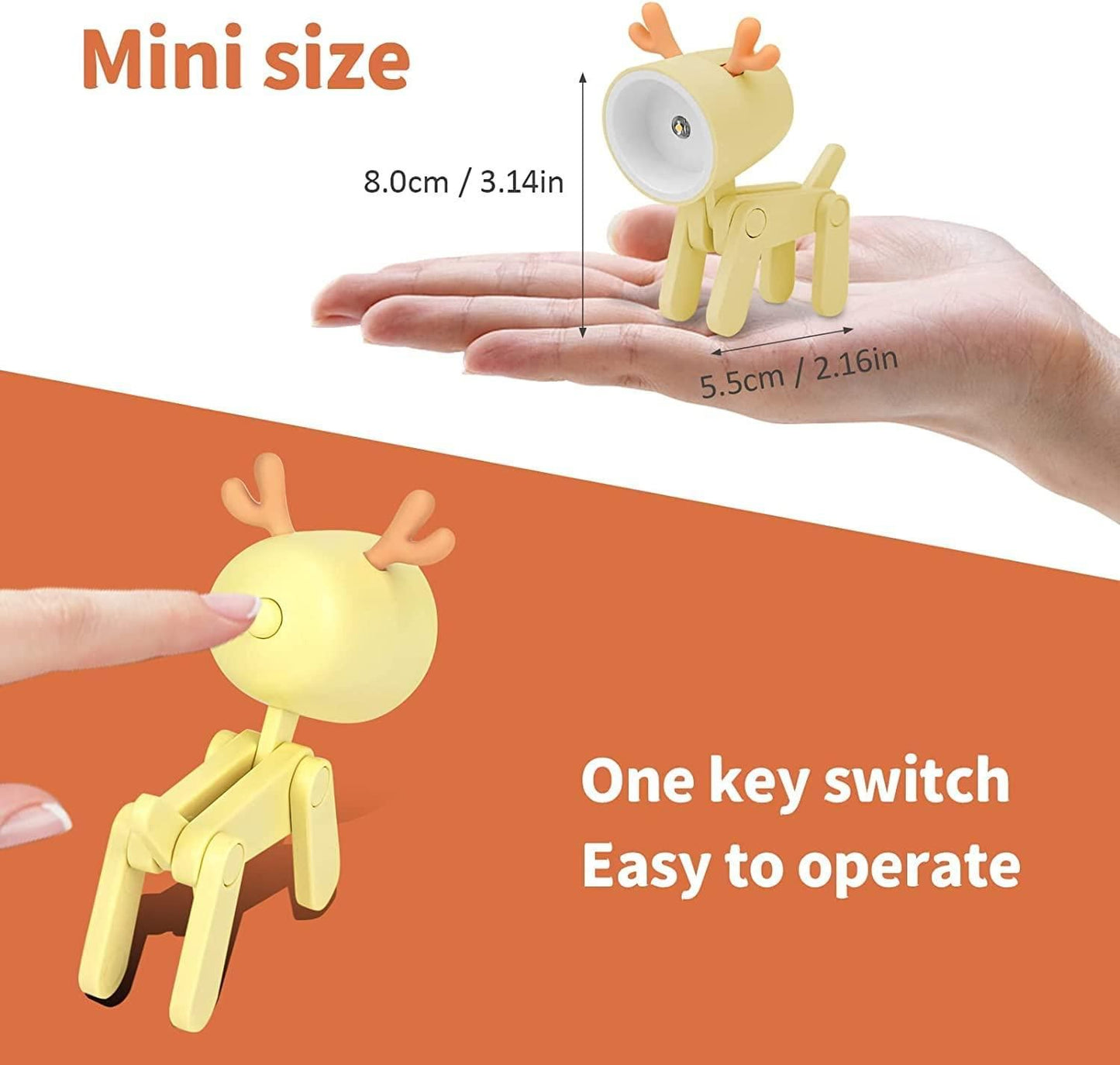 JS Enterprise™ Mini LED Desk Lamp