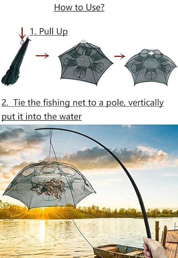 JS Enterprise™ Portable Folding Fishing Net