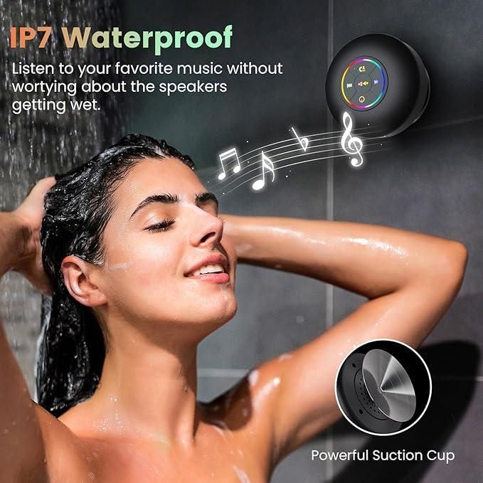 JS Enterprise™ Large Suction Cup Waterproof Bluetooth Speaker