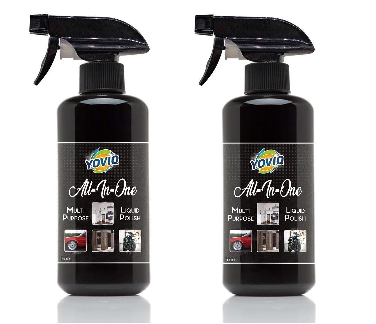 JS Enterprise™ All-in-One Multipurpose Liquid Polish For Car and Bike Shine (100 ml) pack of 2