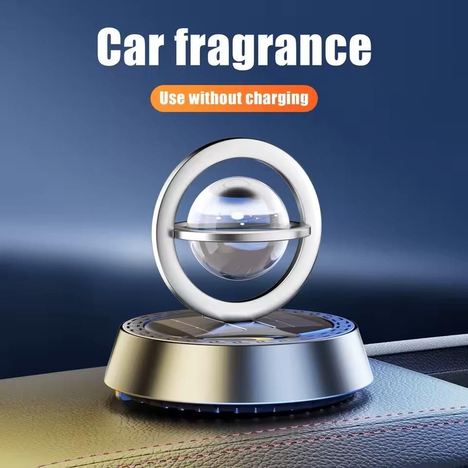 JS Enterprise™ Solar Energy Rotate Car Perfume Diffuser