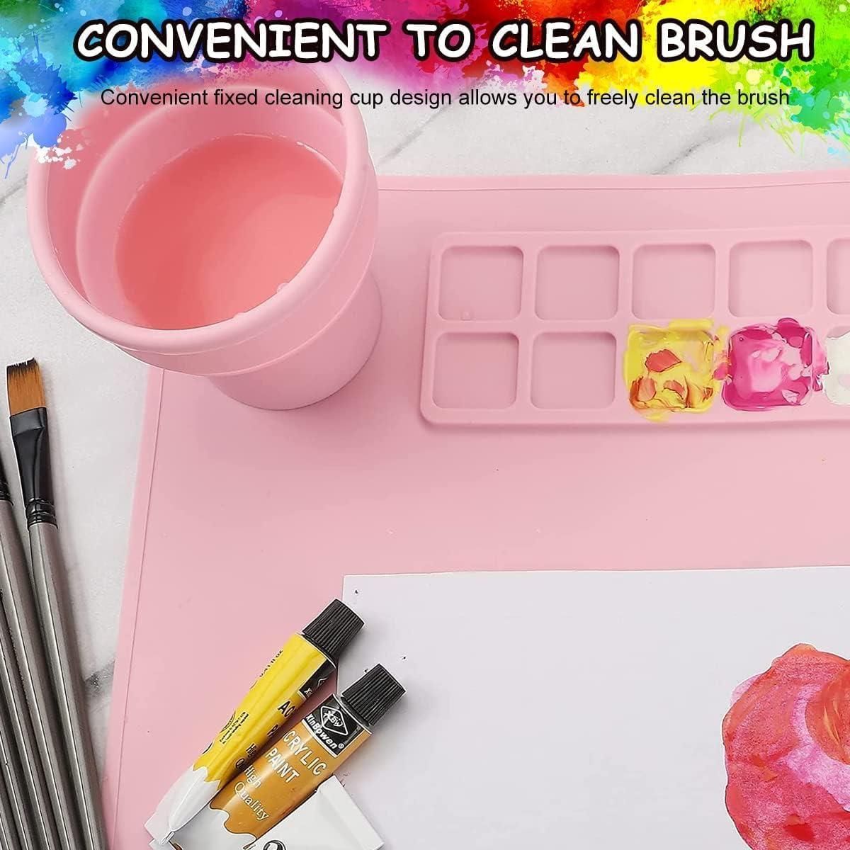 JS Enterprise™ Silicone Craft Mat for Painting Play Doh and Clay for Kids