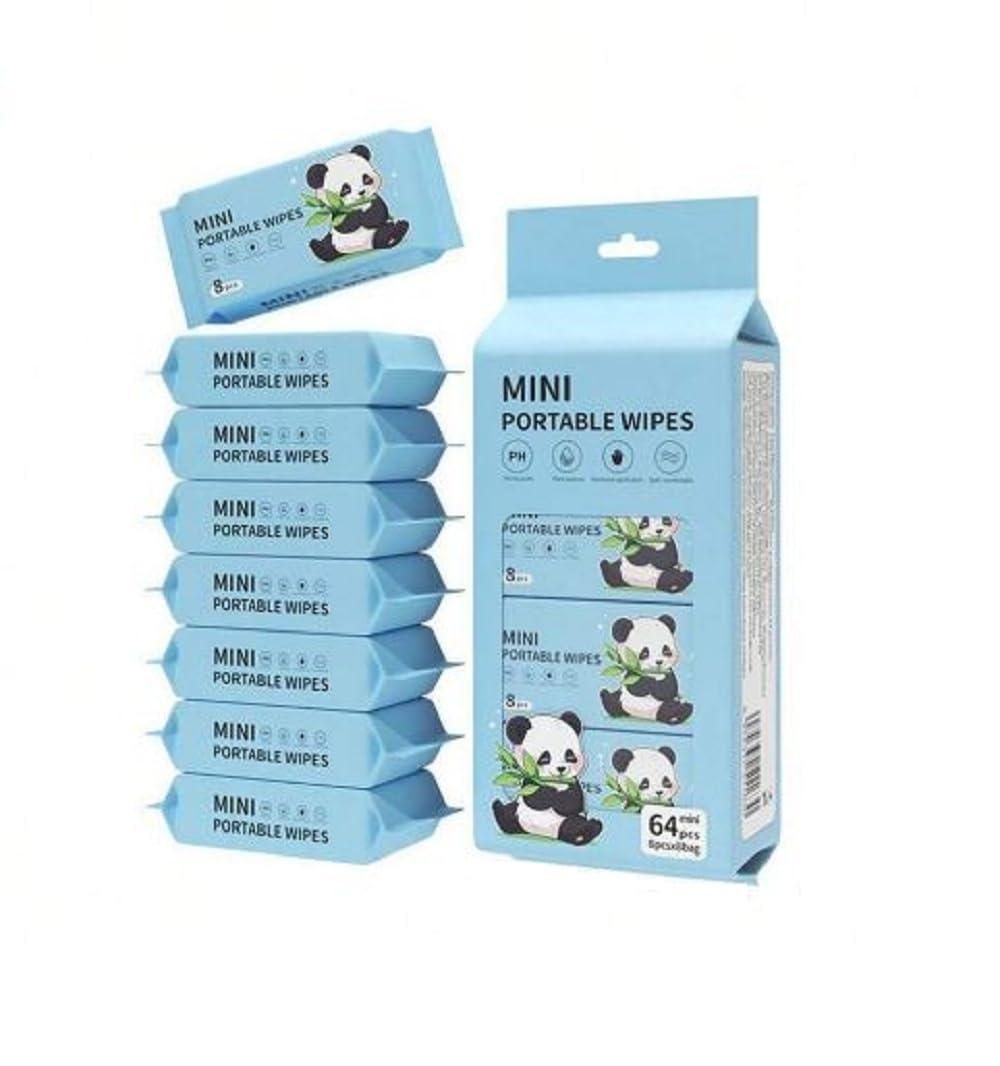 JS Enterprise™ Mini Portable Disposable Baby Wipes For Face And Household Use