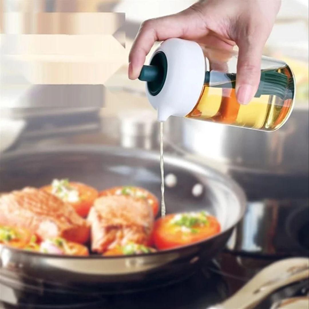JS Enterprise™ Plastic 2 In 1 Oil Dispenser 250 ml