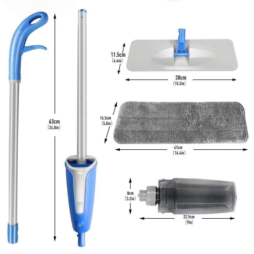 JS Enterprise™ Spray Mop - 360 Degree Handle Wet & Dry Microfiber Floor Spray Mop