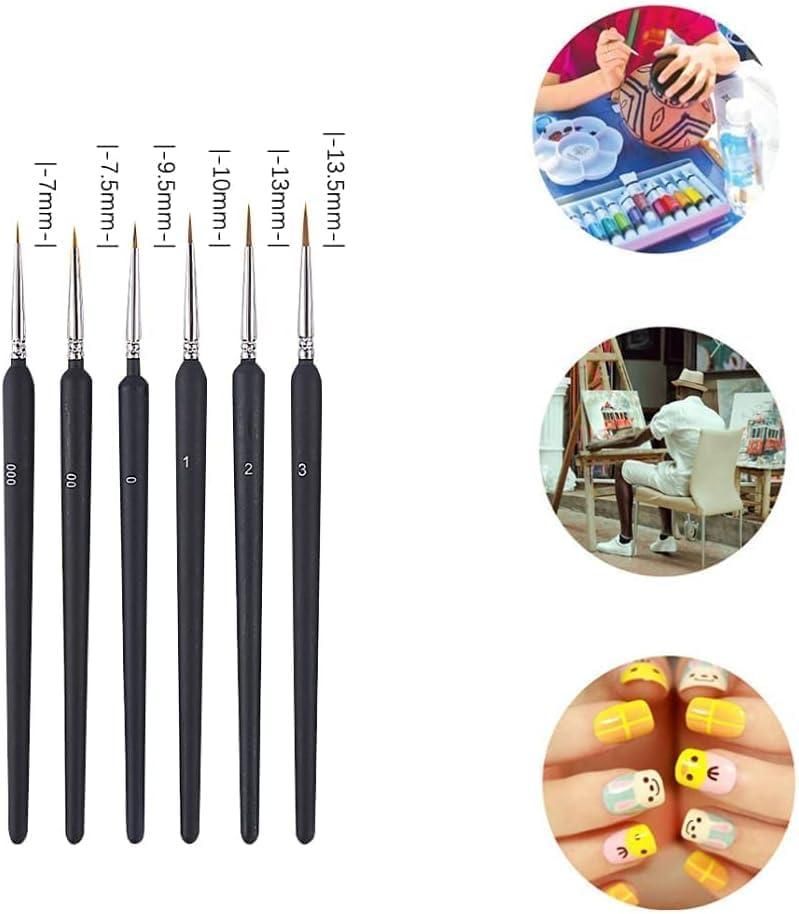 JS Enterprise™ 6 Pcs Paint Brush