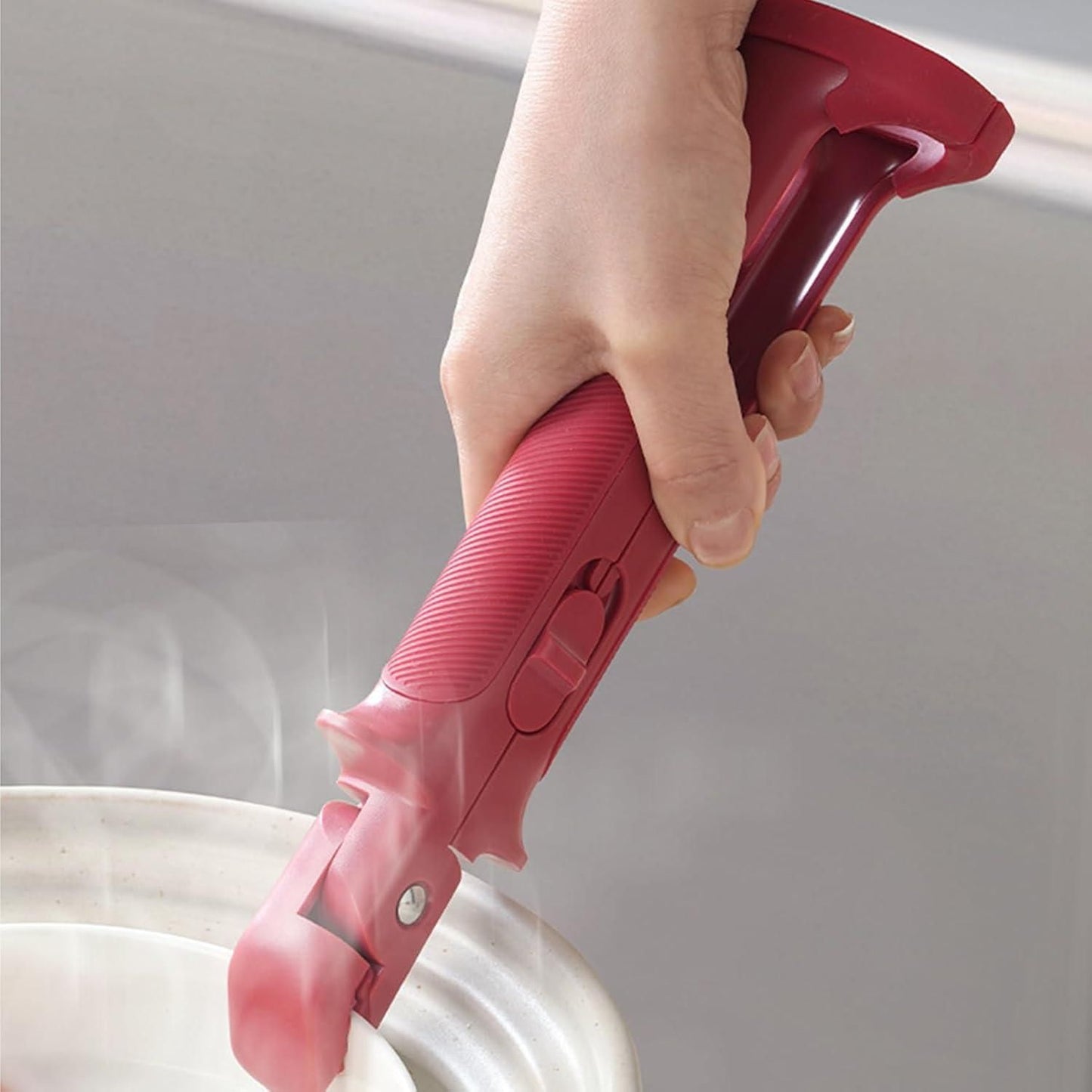 JS Enterprise™ Pot Pan Gripper Tongs Anti Scalding Clip for Commercial