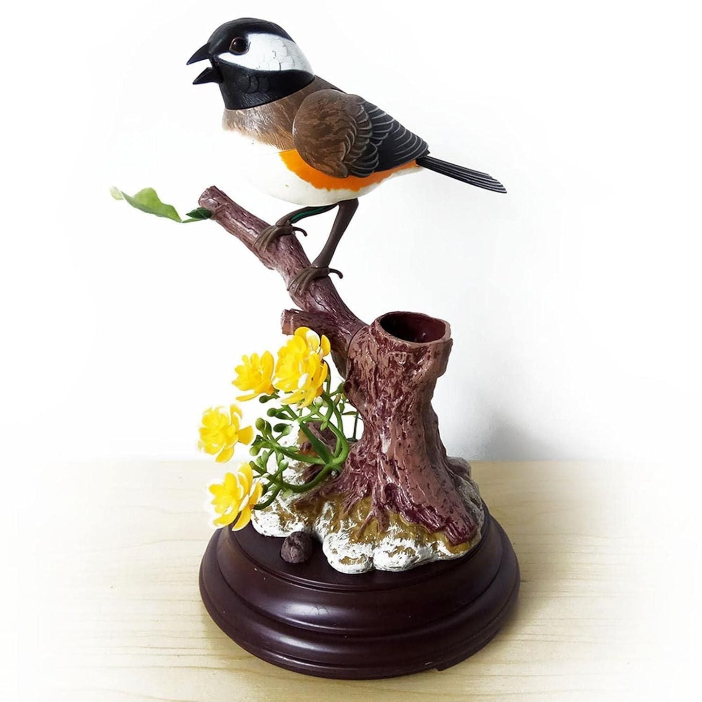 JS Enterprise™ Birds Can Move - Pen Holders Pets Chirp for Home Decoration
