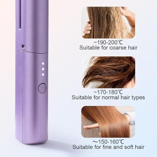 JS Enterprise™ Rechargeable Hot Comb Hair Straightener