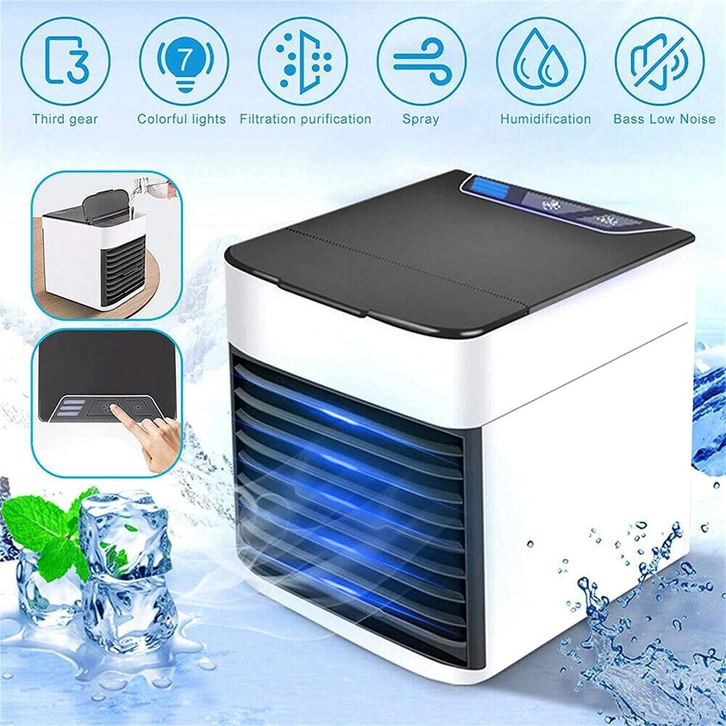 JS Enterprise™ Mini Air Conditioner Air Cooler