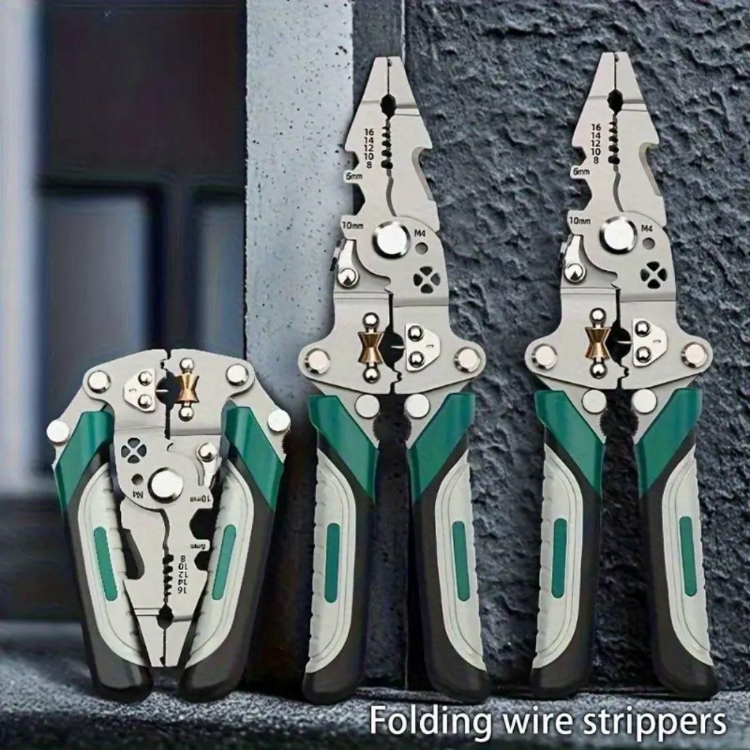 JS Enterprise™ Foldable Multi-Tool Pliers for Electricians (Pack of 1)