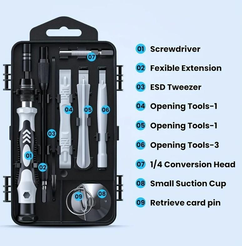 JS Enterprise™ 115 in 1 Screwdriver Set