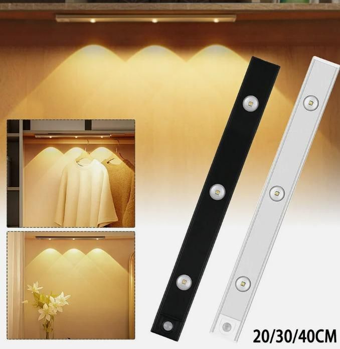 JS Enterprise™ LED PIR Motion Sensor Cabinet With USB Rechargeble