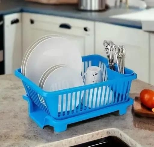 JS Enterprise™ 3 in 1 Kitchen Dish Drainer