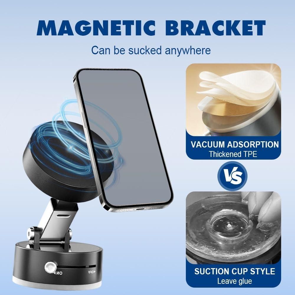 JS Enterprise™ Vacuum Magnetic Suction Phone Holder