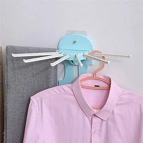 JS Enterprise™ 7-in-1 Multifunction Retractable Wall-Mounted Pull-Out Hanger Rack