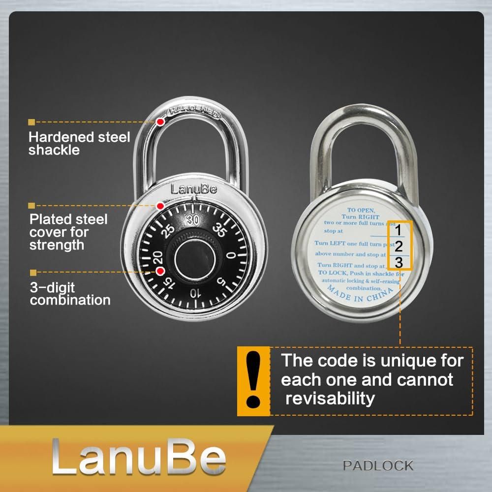 JS Enterprise™ Standard Dial Combination Lock
