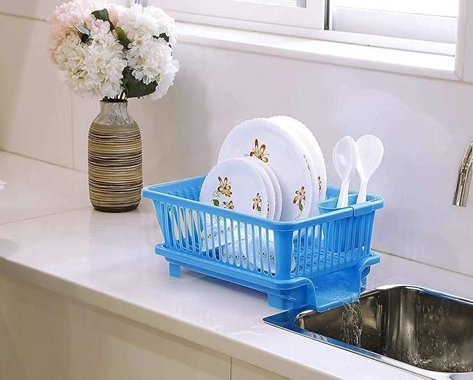 JS Enterprise™ 3 in 1 Kitchen Dish Drainer