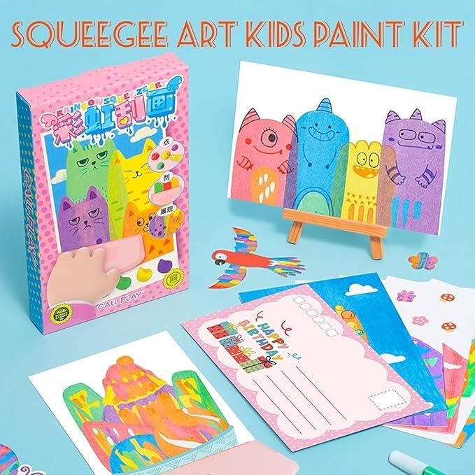 JS Enterprise™ Rainbow Dot Painting Art Kits