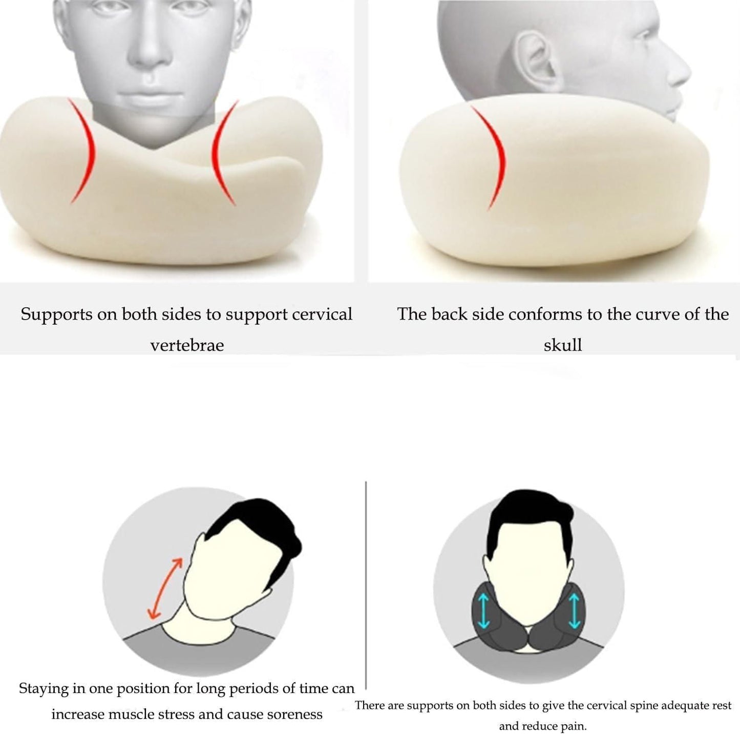 JS Enterprise™ Wander Plus Travel Neck Pillow