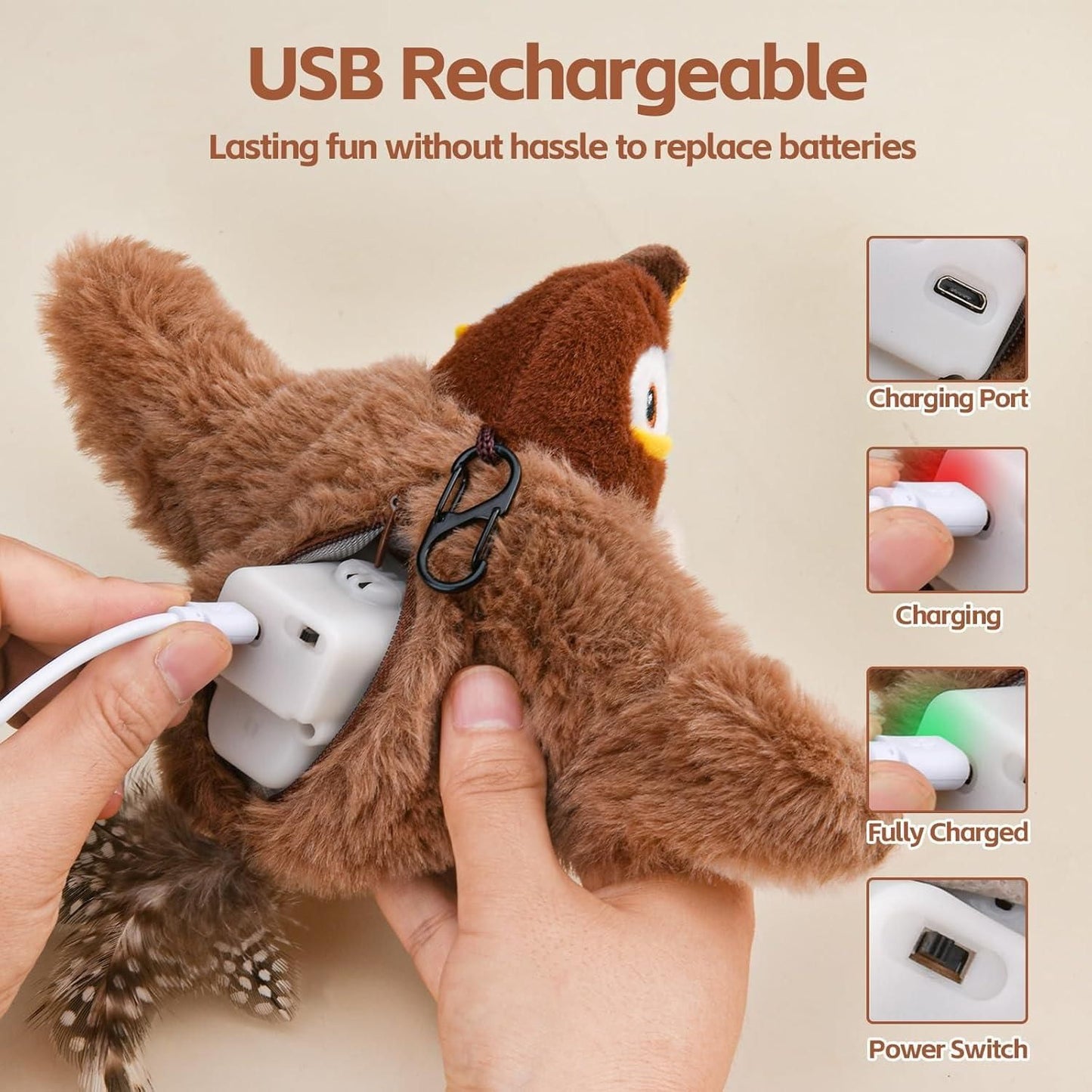 JS Enterprise™ Flapping Cat Toy