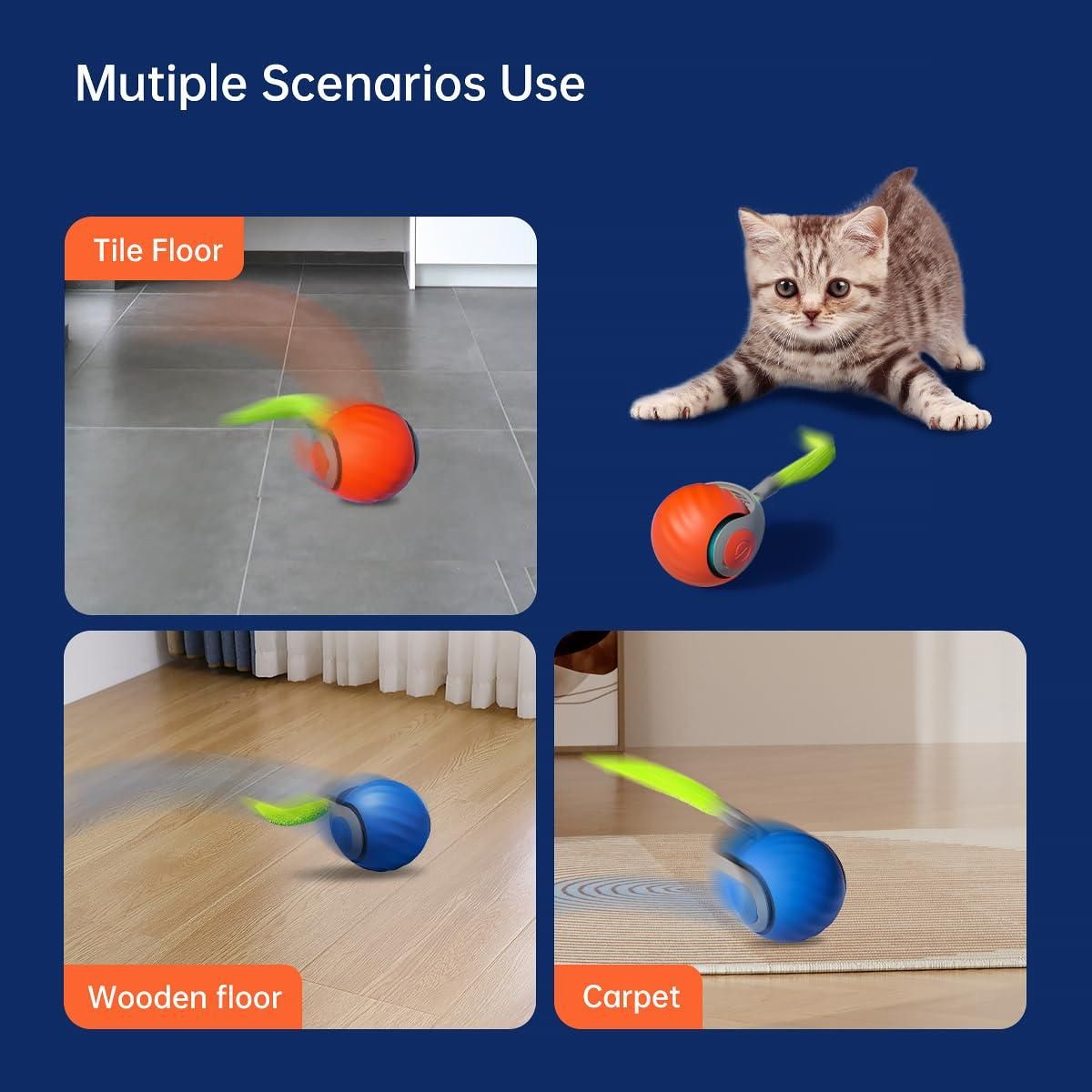 JS Enterprise™ Rolling Ball Cat Toy