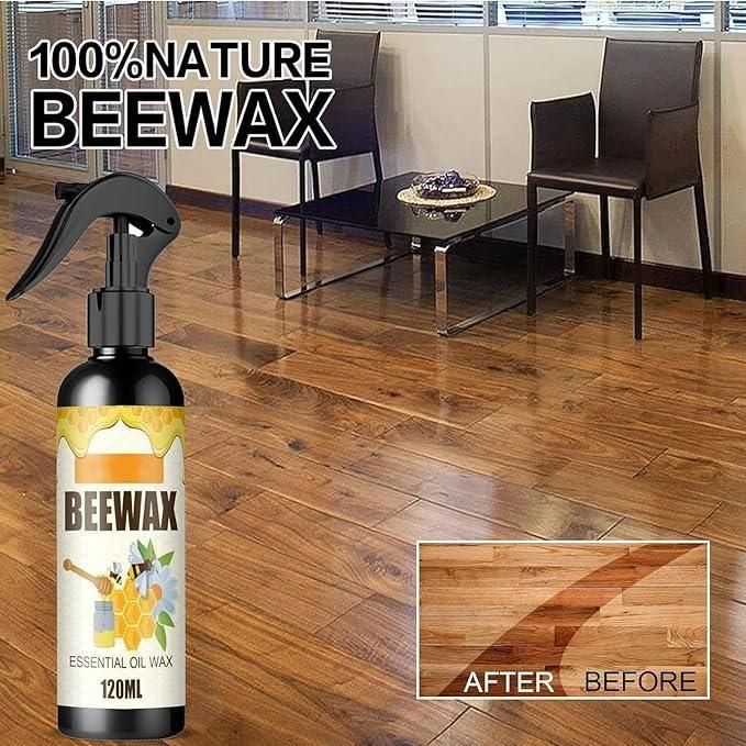 JS Enterprise™ Natural Micro-Molecularized Beeswax Spray, Furniture Polish and Cleaner for Wood(Pack of 2)