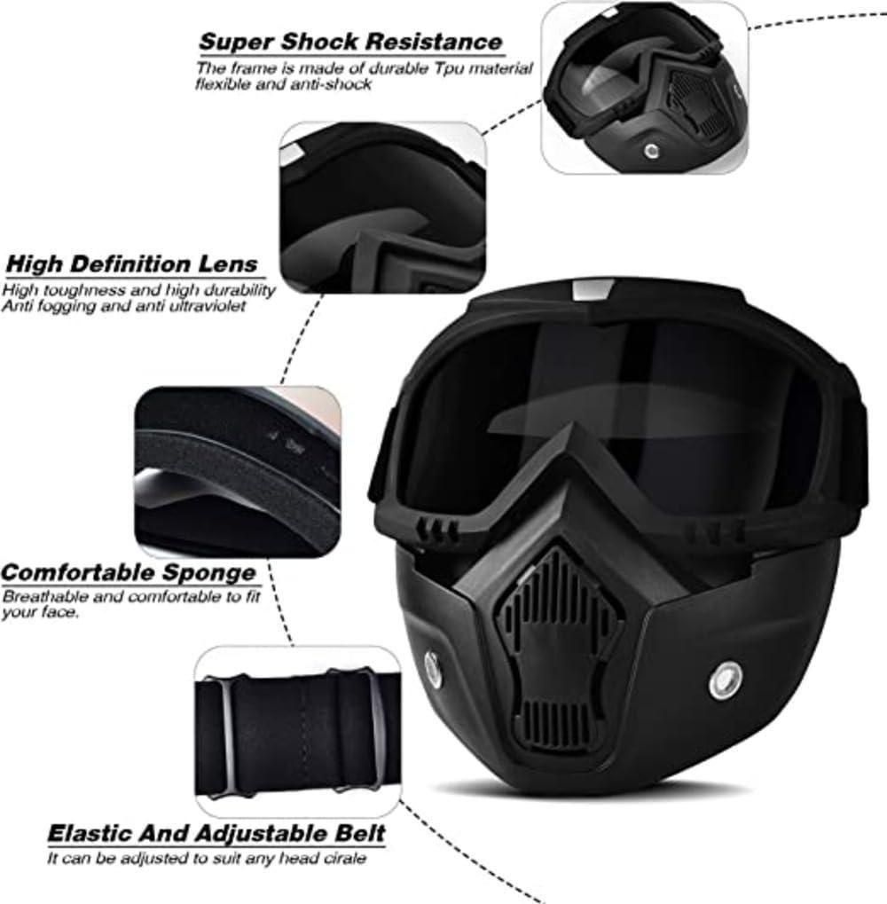JS Enterprise™ Goggle Mask Anti Scratch UV Protective