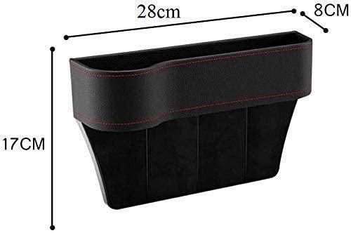 JS Enterprise™ Seat Pockets PU Leather Car Console Side Organizer Pack of 2