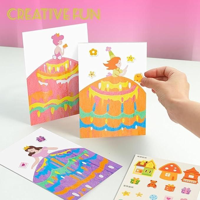 JS Enterprise™ Rainbow Dot Painting Art Kits