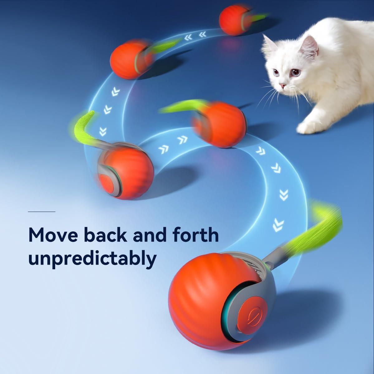 JS Enterprise™ Rolling Ball Cat Toy