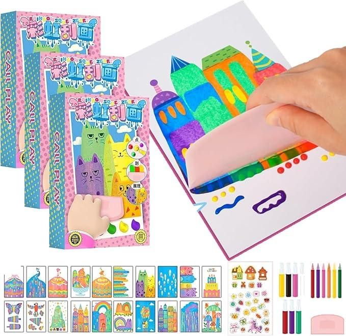 JS Enterprise™ Rainbow Dot Painting Art Kits