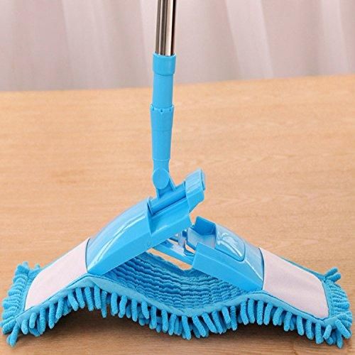 JS Enterprise™ Mop-Wet and Dry Cleaning Flat Microfiber Floor Cleaning Mop with Telescopic Long Handle Dry Mop