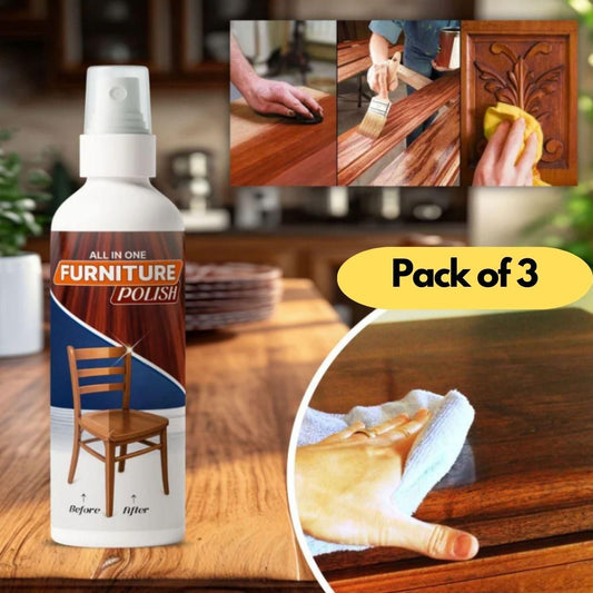 JS Enterprise™ All In One Furniture Polish 450 grm Pack of 3