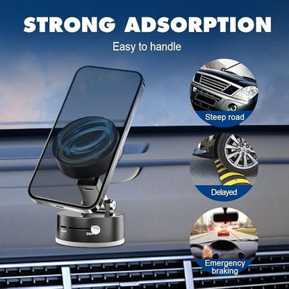 JS Enterprise™ Vacuum Magnetic Suction Phone Holder