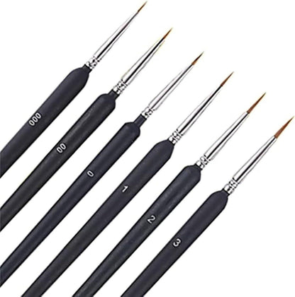 JS Enterprise™ 6 Pcs Paint Brush