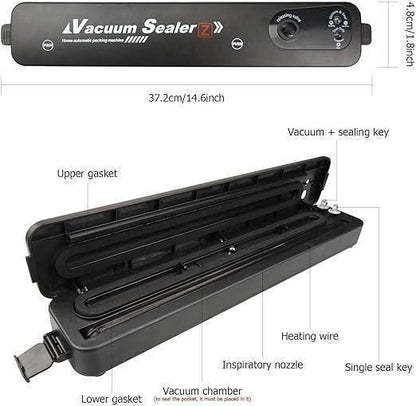 JS Enterprise™ Portable Multi-functional Food Vacuum Sealer