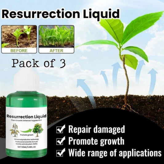 JS Enterprise™ Resurrection Liquid for Plants,Flower 50ML (Pack of 3)