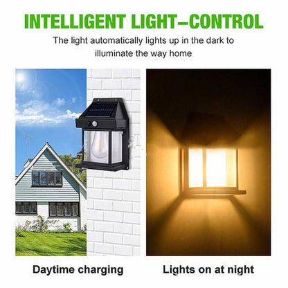 JS Enterprise™ Solar Light Outdoor Wall Light