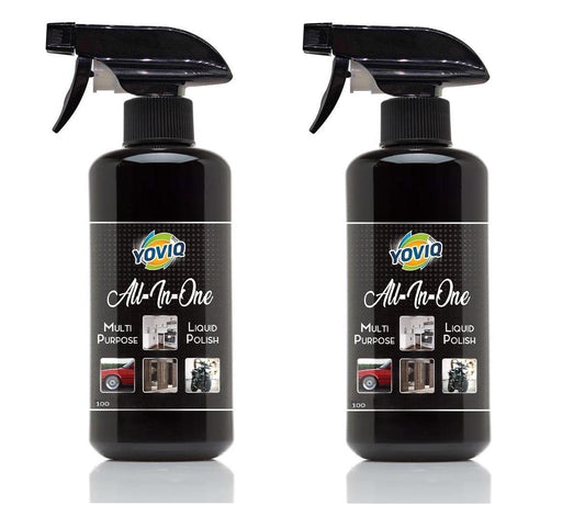 JS Enterprise™ All-in-One Multipurpose Liquid Polish For Car and Bike Shine (100 ml) pack of 2